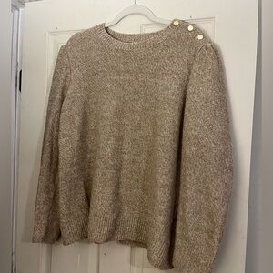 Anne Klein Tan Sweater XL